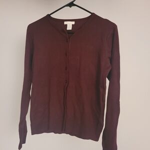 H&M‎ burgundy sweater